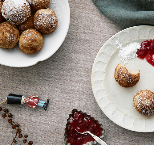 Fried christmas dumplings