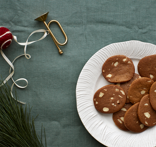 Brown christmas cookie