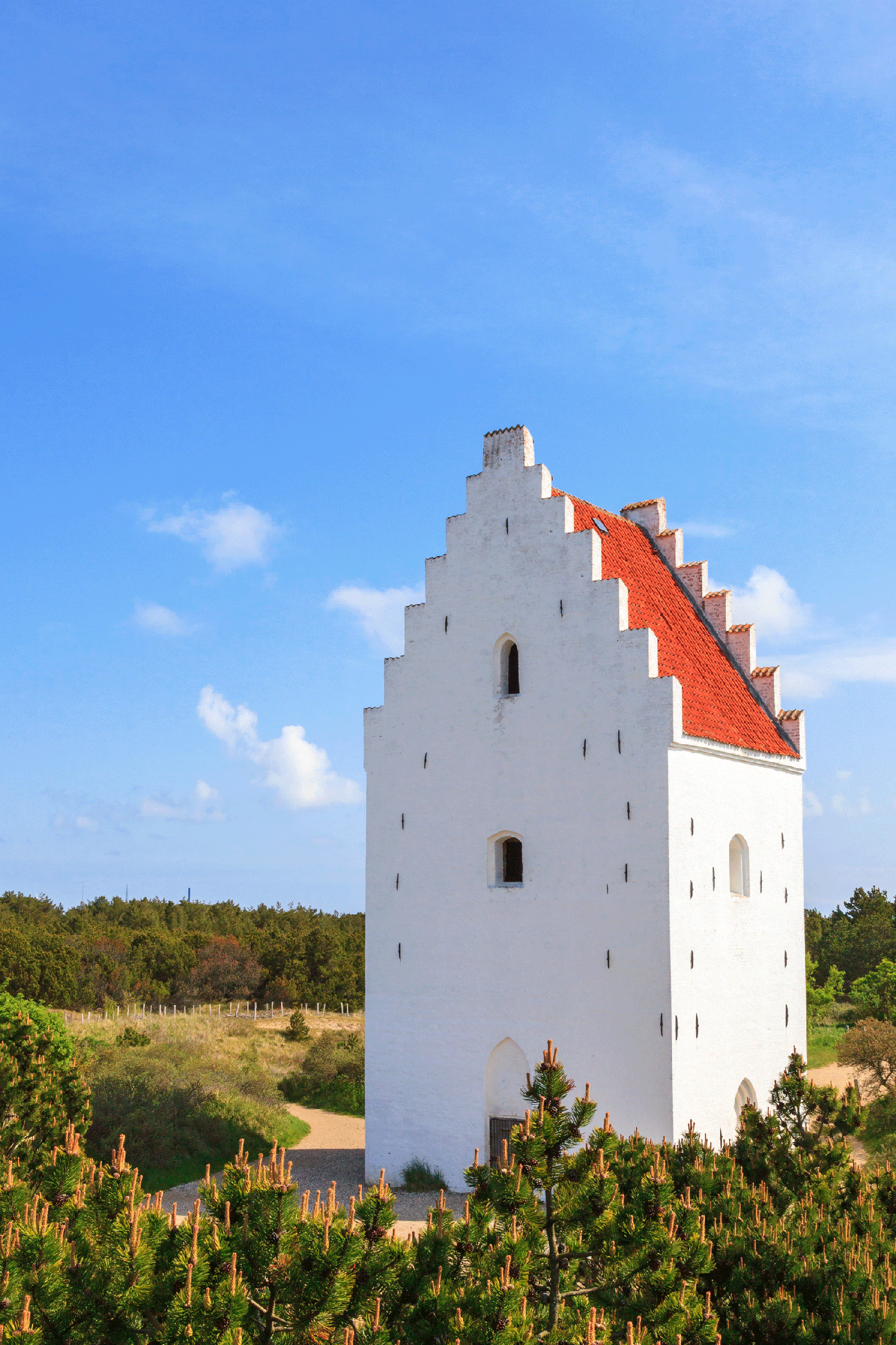 Danish Church covered with sand