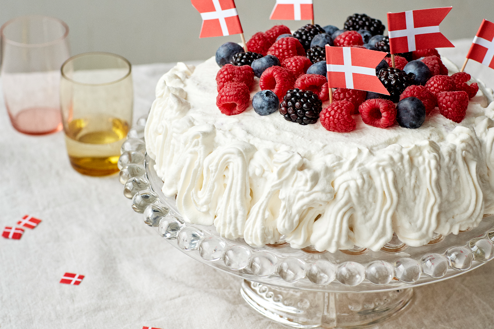 Traditional Danish Layer Cake