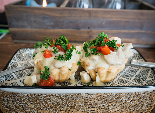 Danish traditional food tartelet