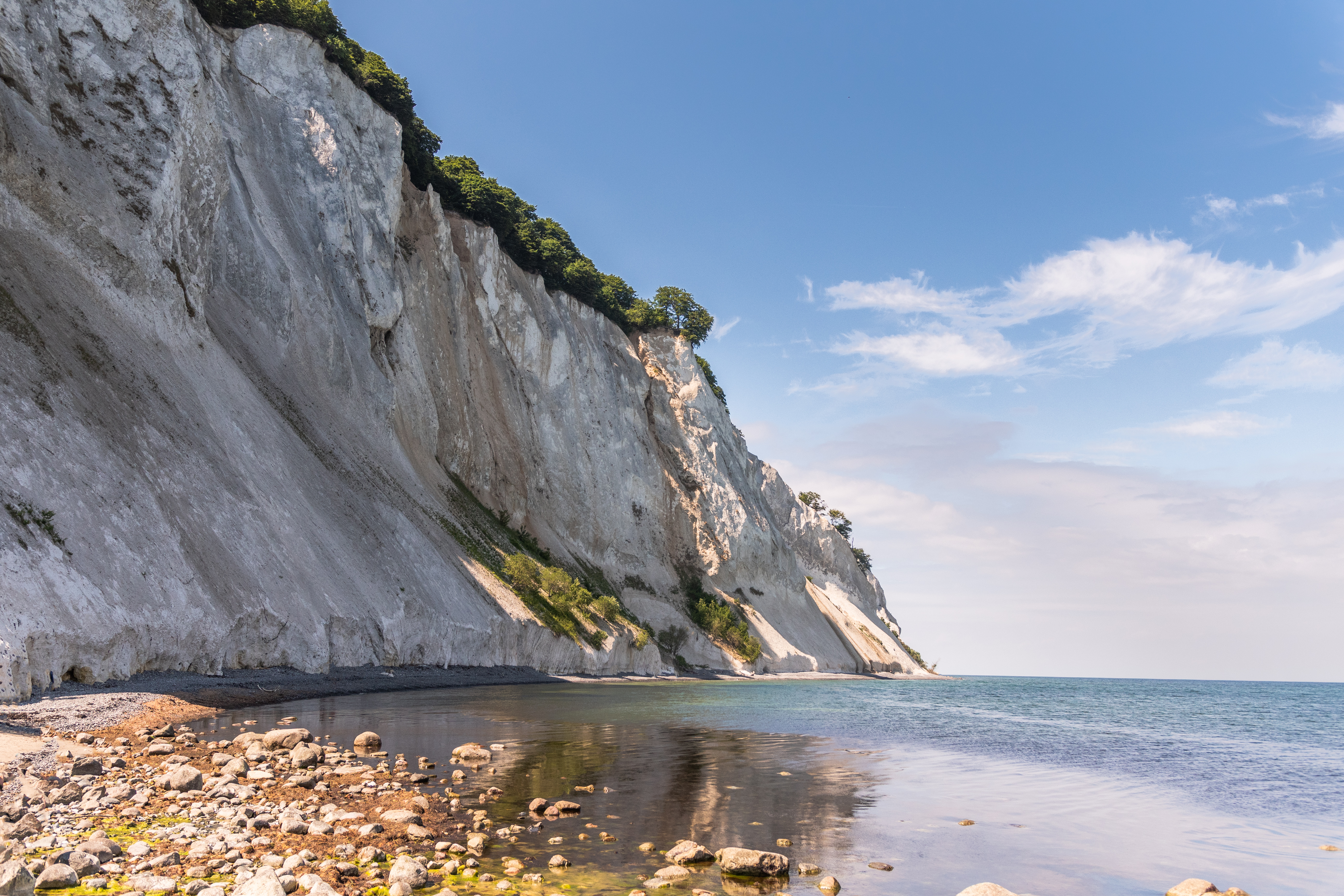 White cliffs of calk at the island 'Møn'