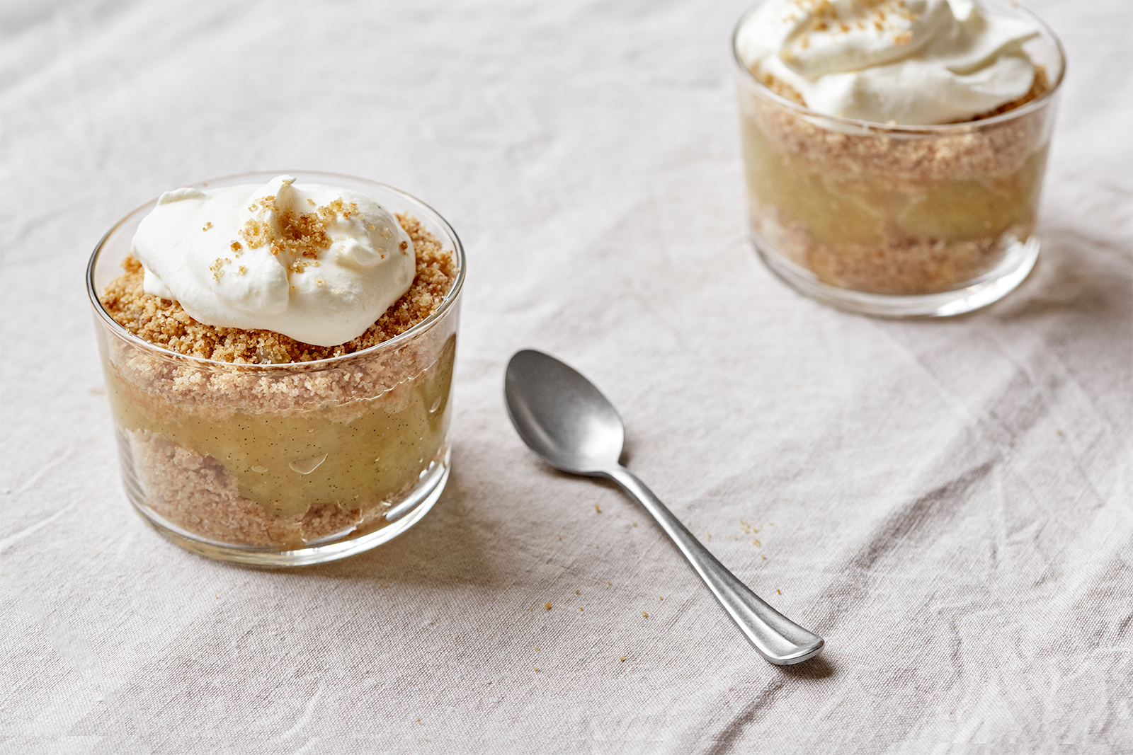 Danish apple trifle