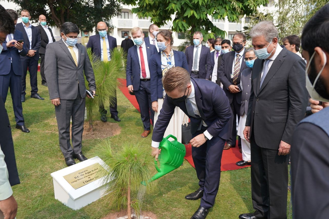 The minister of foreign affairs Denmark